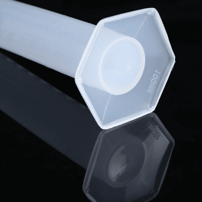 Plastic Measuring Cylinder Laboratory Test Graduated Tube 6