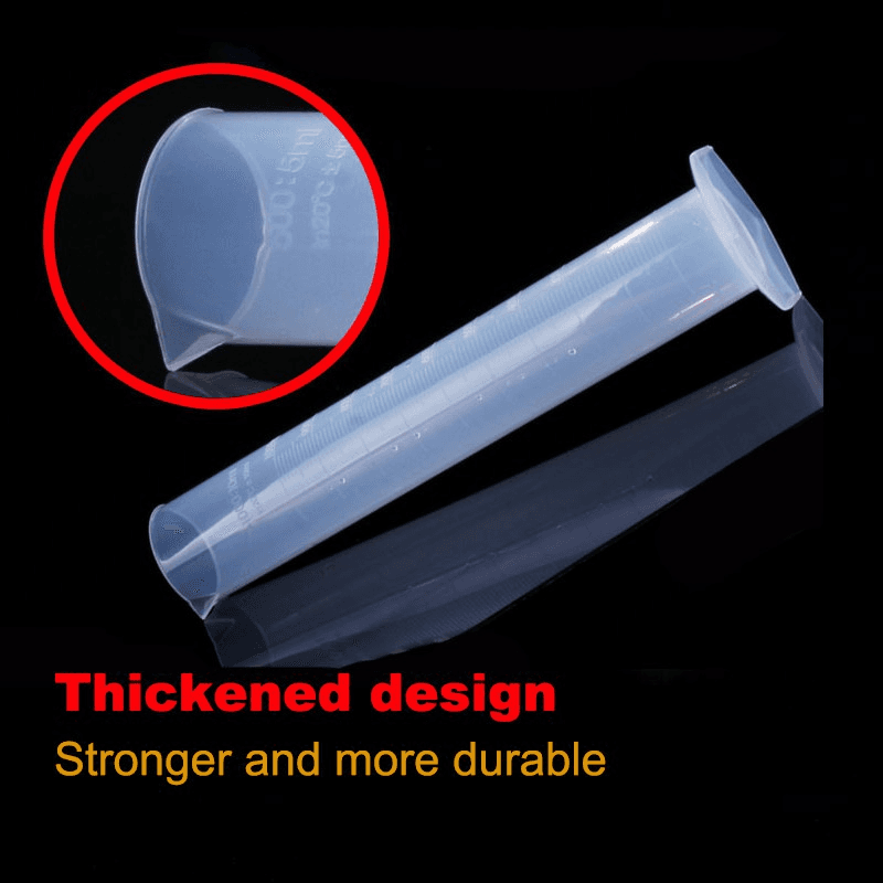 Plastic Measuring Cylinder Laboratory Test Graduated Tube 2