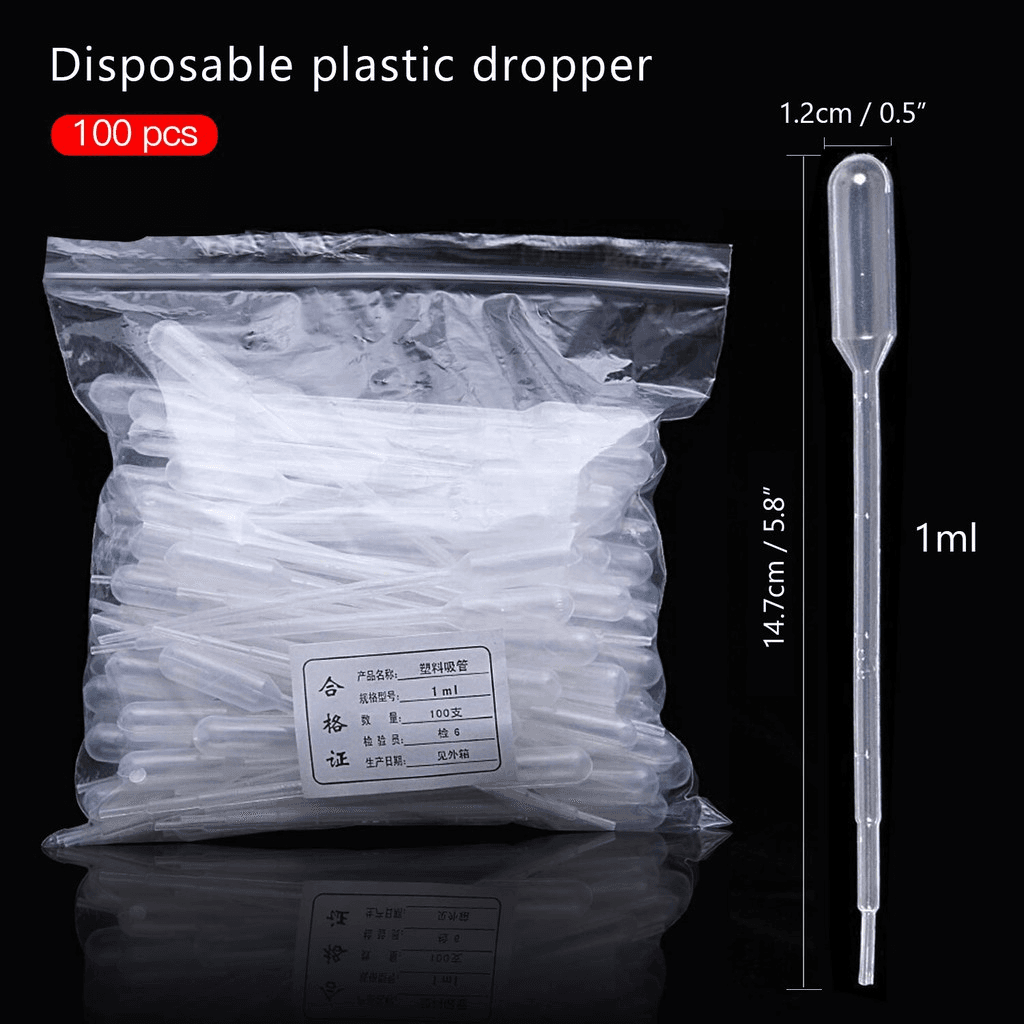 Plastic Disposable Pipettes Transparent Graduated Transfer Pipettes Droppers 2