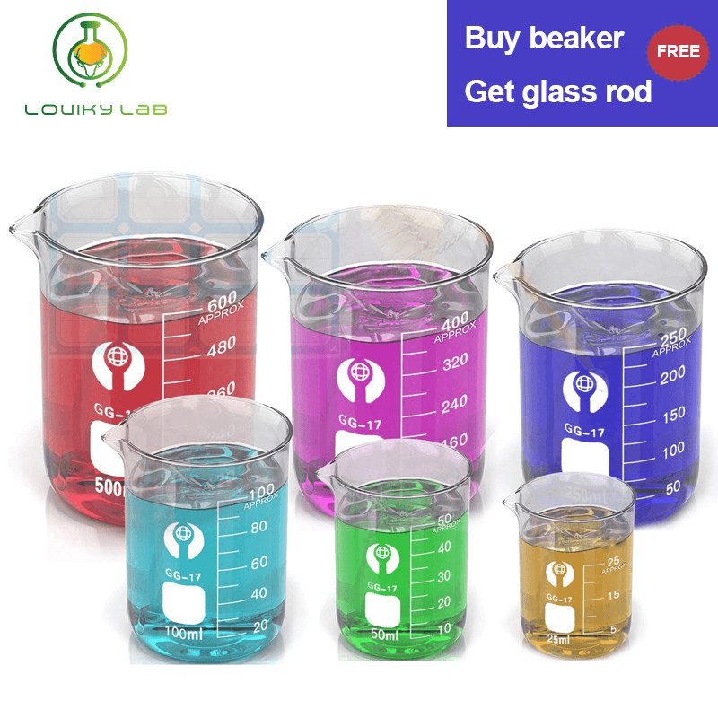 Borosilicate Glass Beaker High Temperature Resistance Graduated Beaker