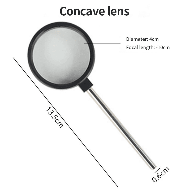 Handheld Convex Lens Concave Lens Physical Optics Experimental Equipment 7