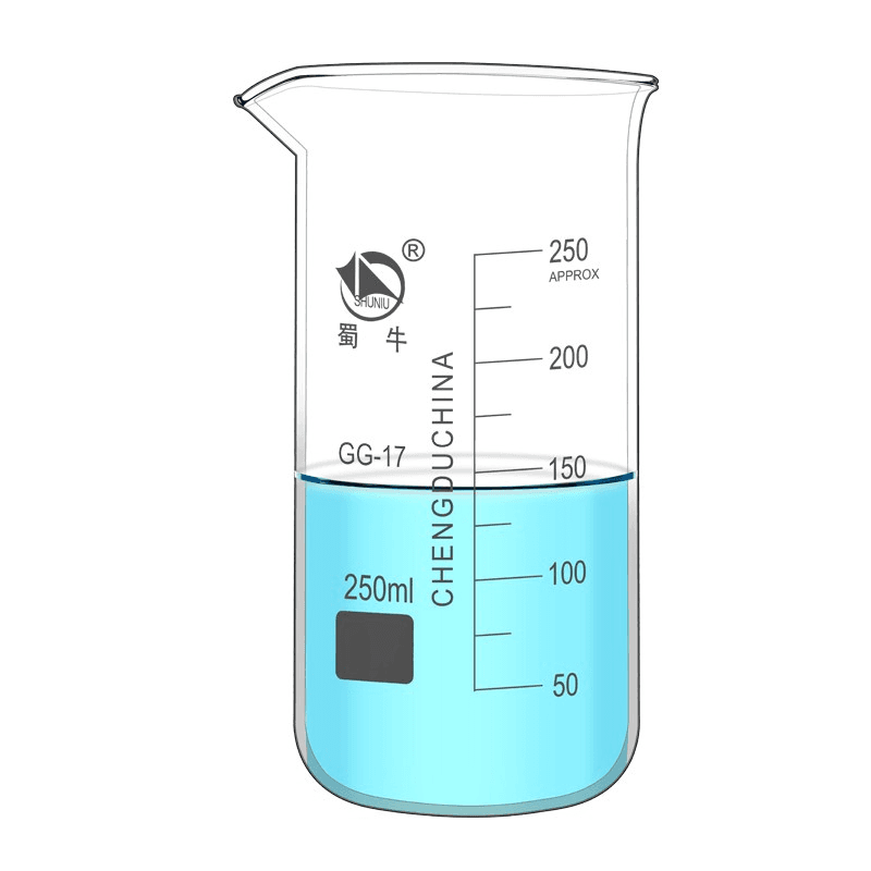 Glass Beaker High-type Borosilicate Graduated Beaker High Temperature Resistance 3
