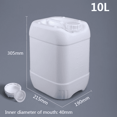 10L HDPE Stacking Bucket Food Grade Thicken Square Bucket Chemical Barrel 6