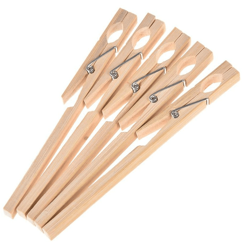 Test Tube Clip/Clamp Wood Opens up to 20mm in Dia 3