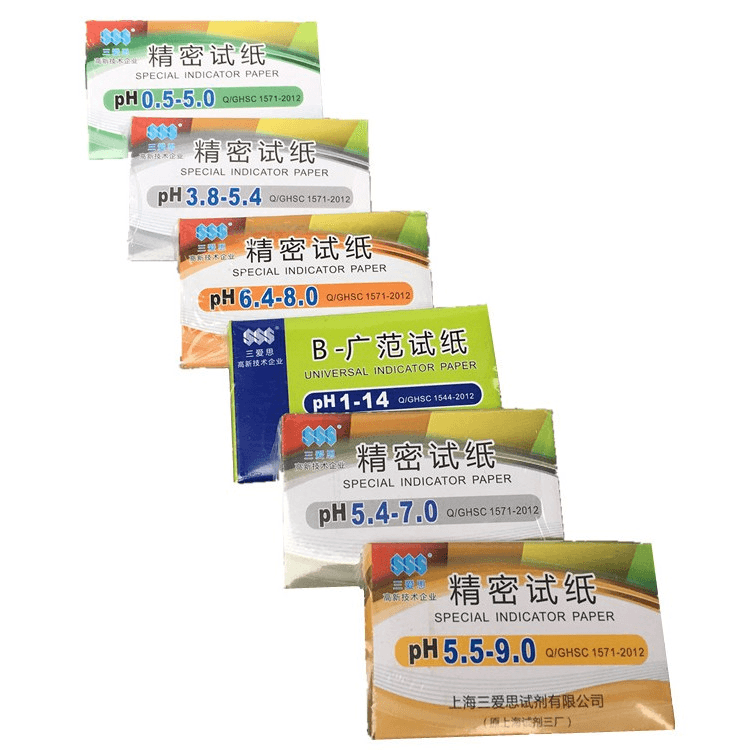 2Pcs Precision PH Test Paper 160 Pages Precision Measurement pH Range 1-14