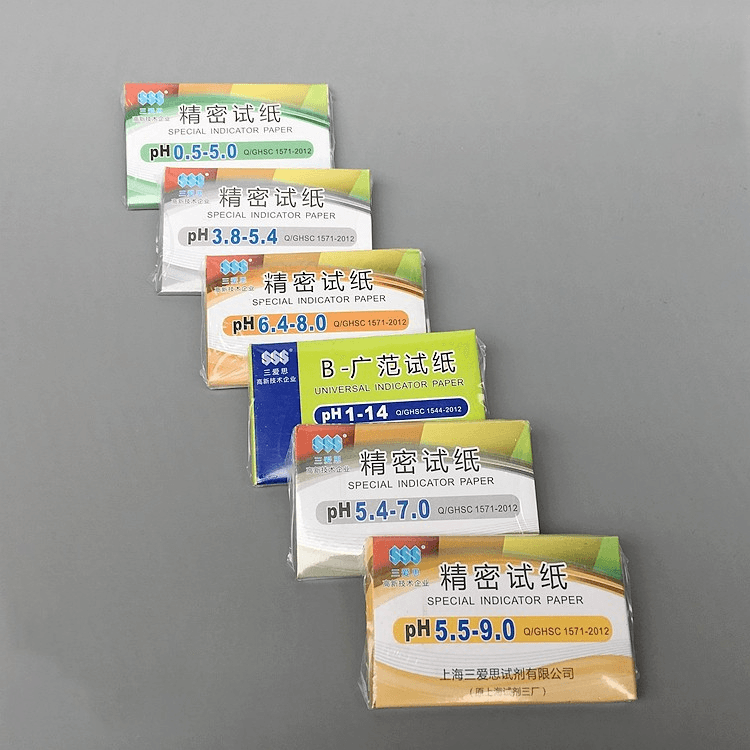 2Pcs Precision PH Test Paper 160 Pages Precision Measurement pH Range 1-14 2