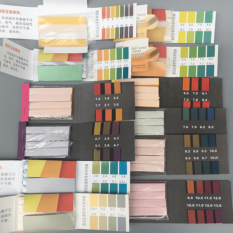 2Pcs Precision PH Test Paper 160 Pages Precision Measurement pH Range 1-14 3