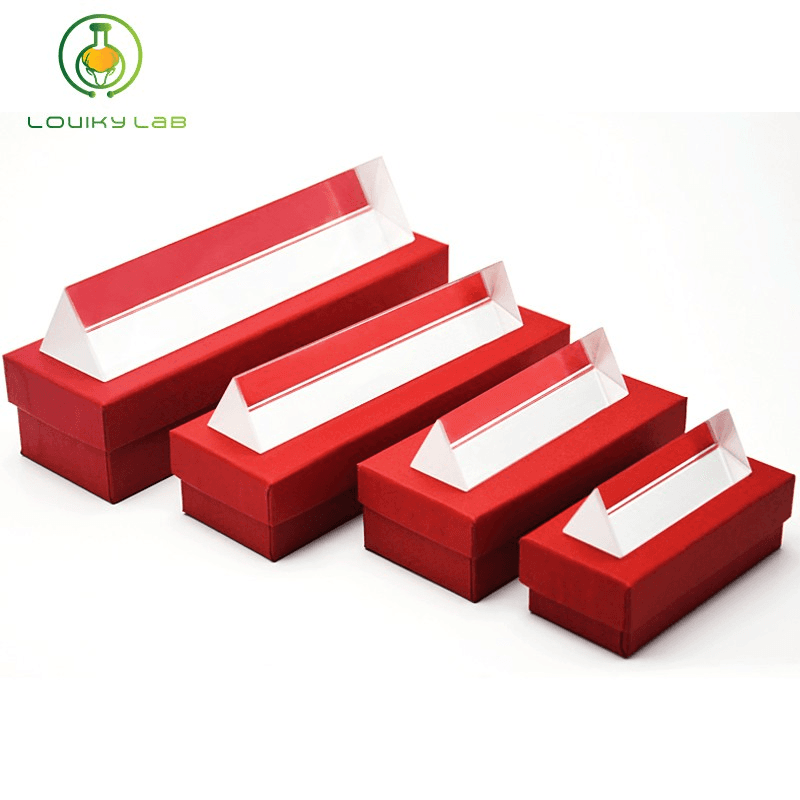 Optical Glass Triple Triangular Prism Refractor Crystal Prism Rainbow Maker