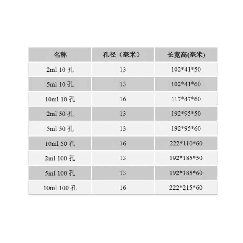 Test Tube Rack 13/16mm Diameter Blood Collection Tube Stand 4