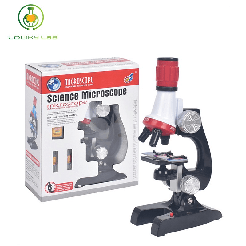 1200X/400X/100X Early Educational Science Microscope Kit for Biology Lab