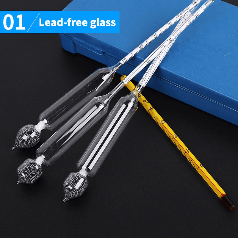 Hydrometer Alcoholmeter for Test Alcohol Concentration Household Alcohol Meter 4