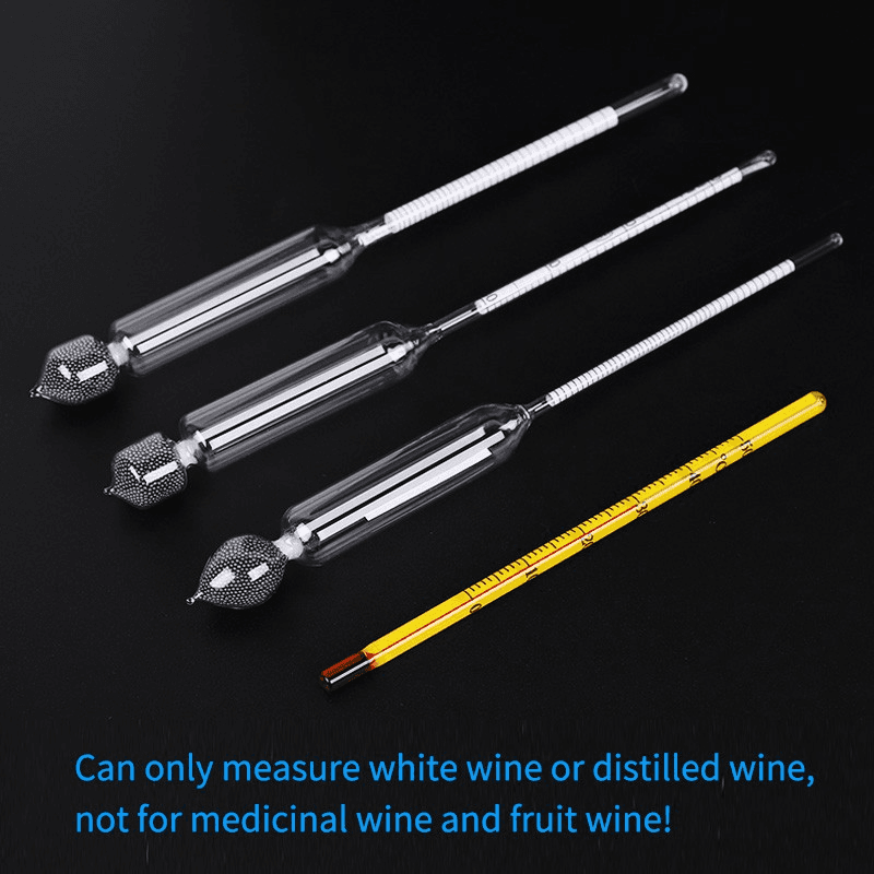Hydrometer Alcoholmeter for Test Alcohol Concentration Household Alcohol Meter 3