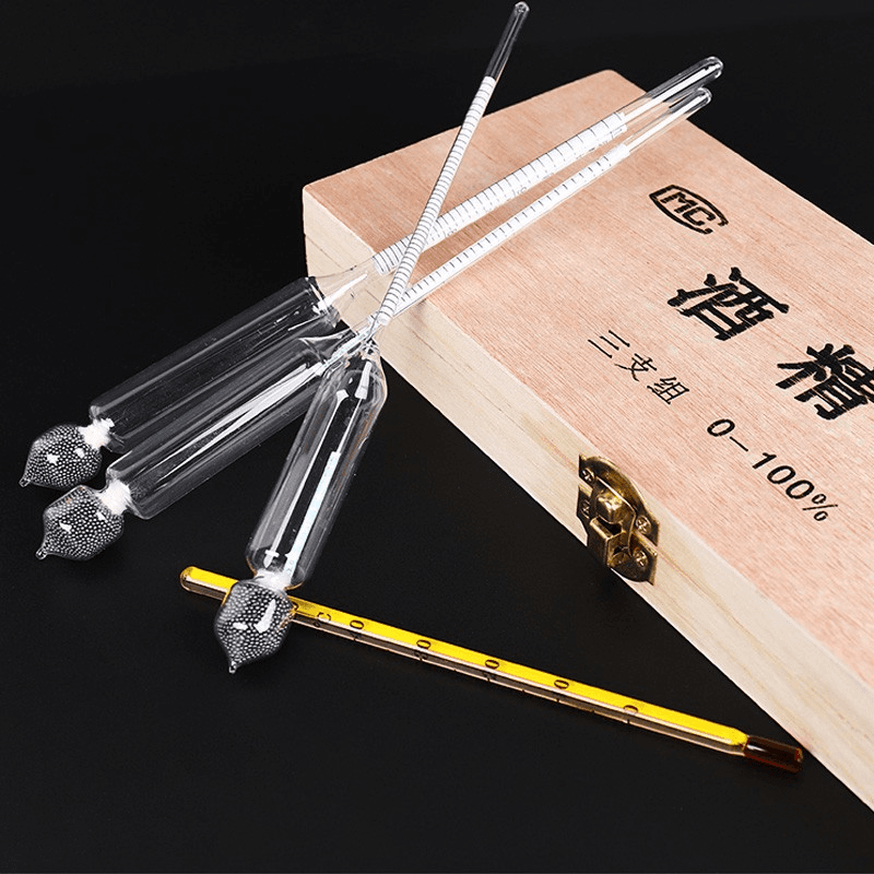 Hydrometer Alcoholmeter for Test Alcohol Concentration Household Alcohol Meter