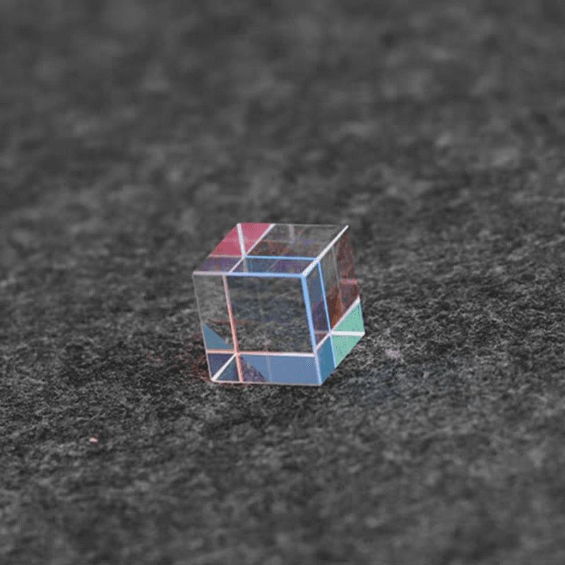 Cube Prism Color Prism Combination/Splitter K9 Prism Optical Experiment Creative Gift 3