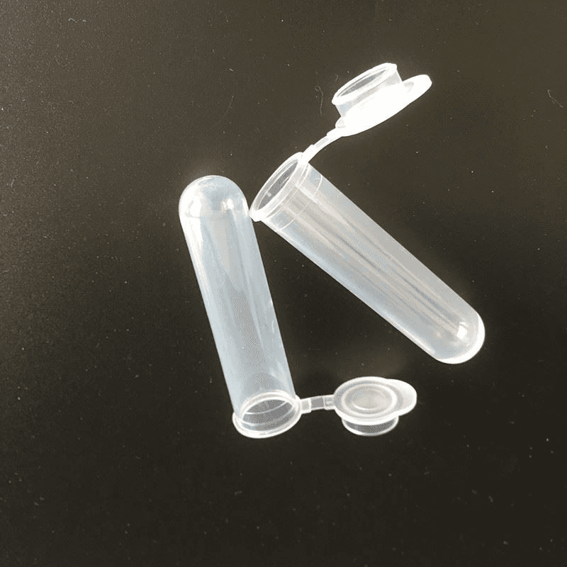 7ml Plastic Centrifuge EP Lab Plastic Sample Bottle Test Tube Graduated Vial Sample Container Bottle with Cap 2