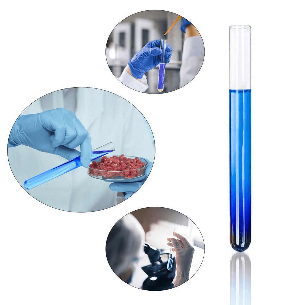 10pcs 75/100/150/200mm Glass Test Tube Set Borolisicate Scientific Tube for Laboratory (Pack of 10) 3