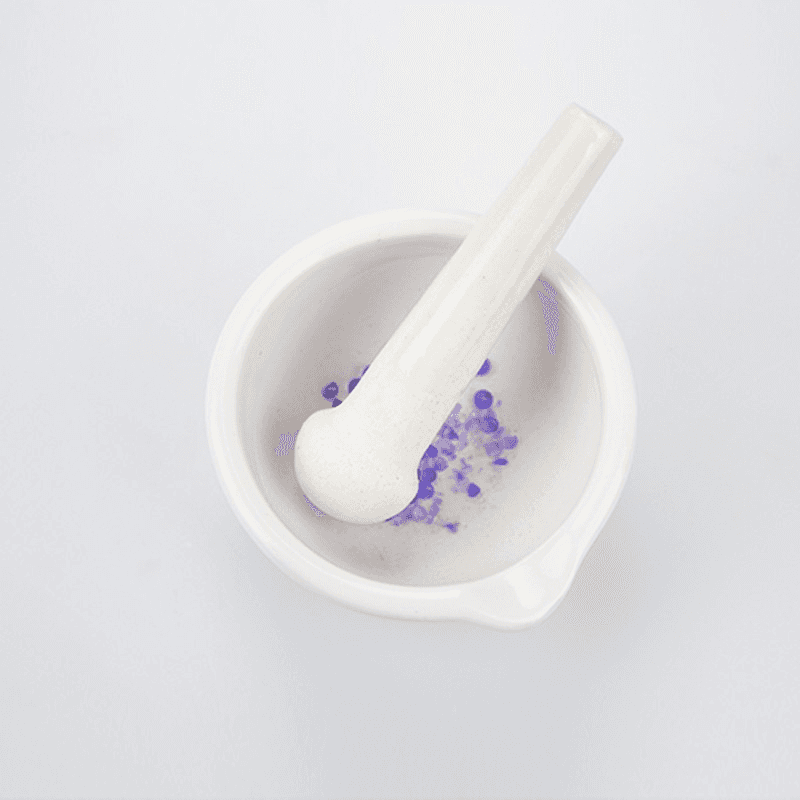 60 - 100mm Ceramics Mortar with Pestle Lab Chemical Supplies Thick Porcelain Mashed Mortar for Laboratory Kitchen 3