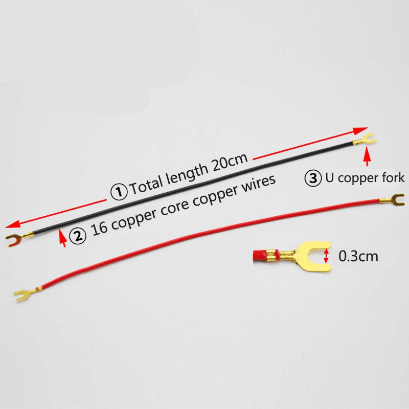 U-shaped Wire Electrical Experiment Lead Circuit Connection Copper Wire for Physics Experiment 5