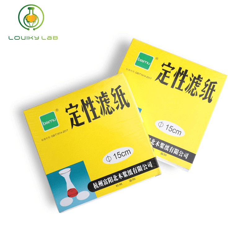 100Pcs 7/9/11/15cm Qualitative Filter Paper Fast/Medium/Slow Speed Laboratory Round Filter Paper