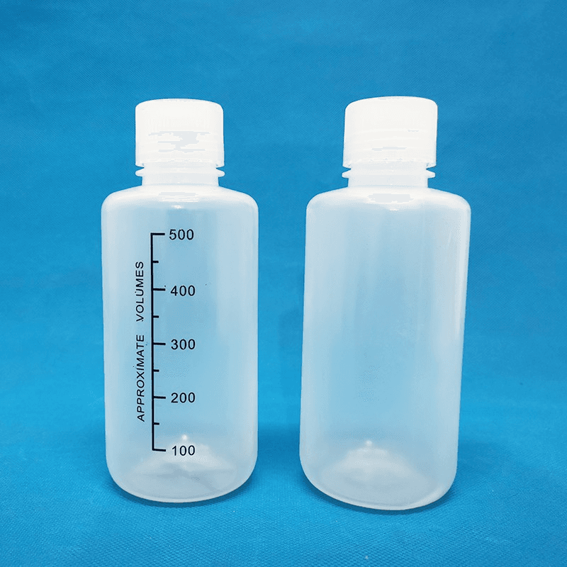 Clear Plastic Reagent Bottle 60/120/250/500/1000ml Lab Sample Bottle Graduated Bottle Graduated Bottle 4