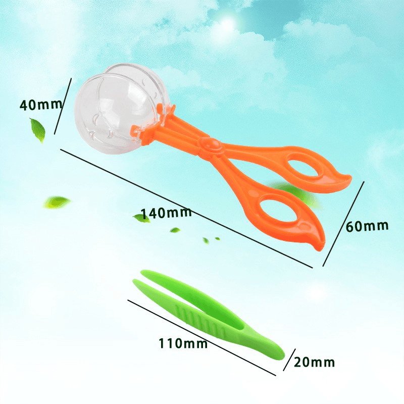 Insect Clip Round Head Scissors Clip Kids Plant Insect Exploration for Biology Laboratory 3